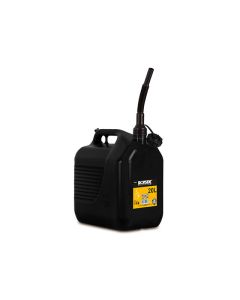 Jerrycan carburant en plastique noir | Ironside